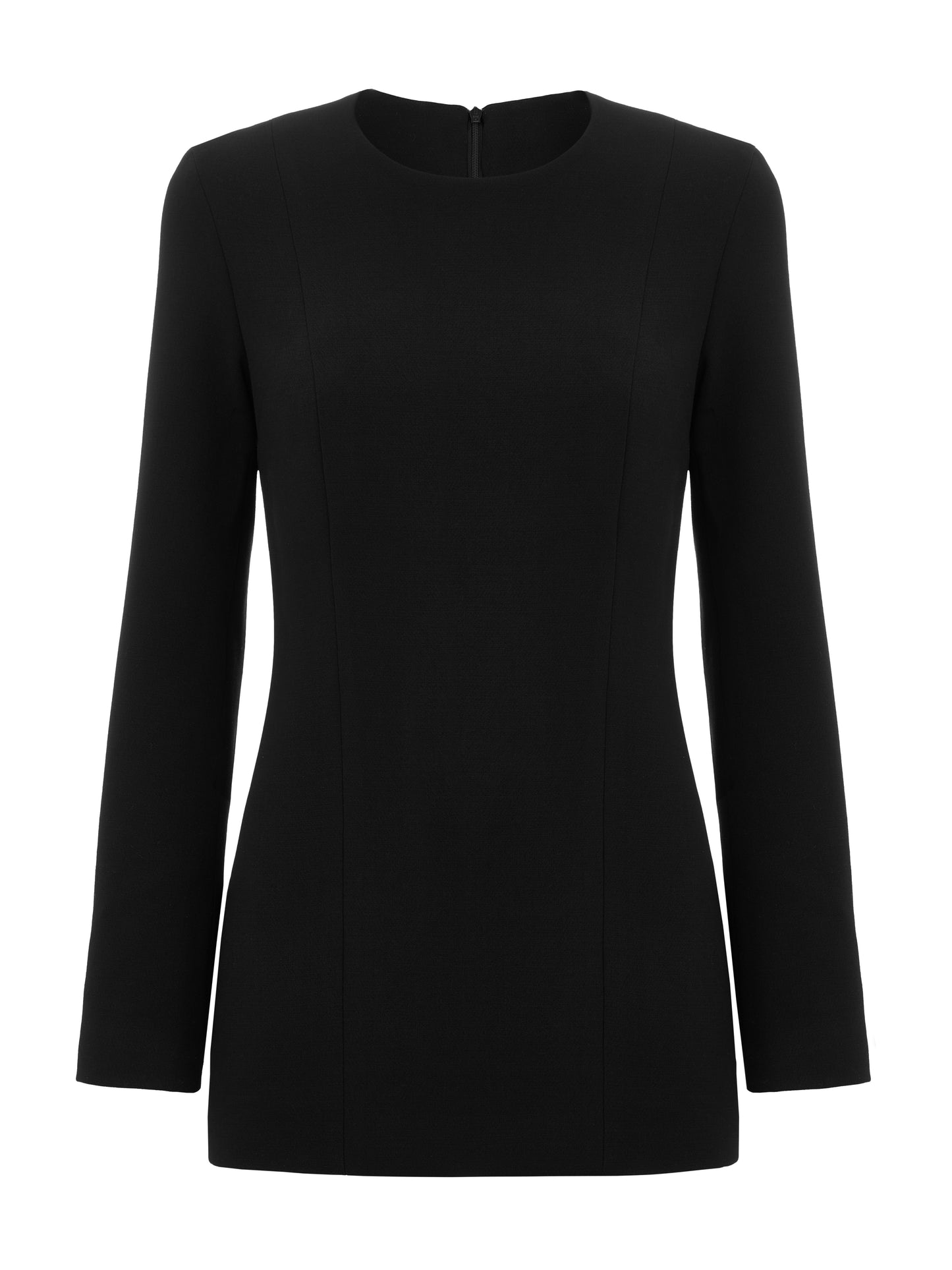 Silhouette top made of costume fabric