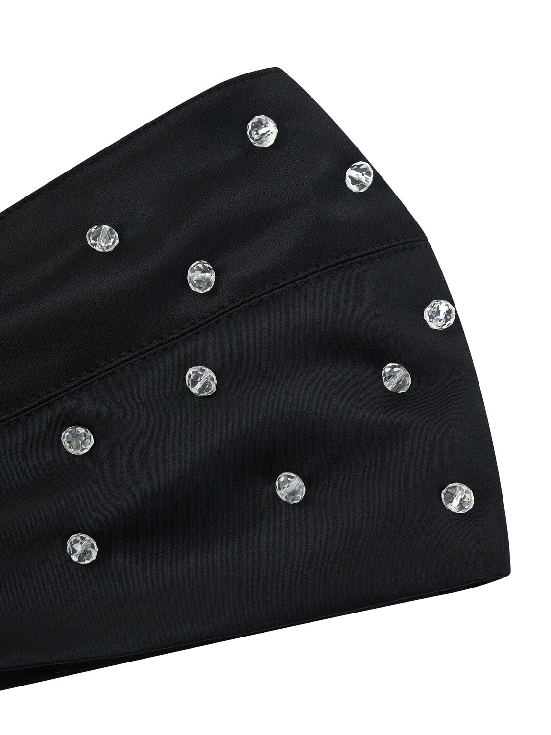 Satin cap with beads