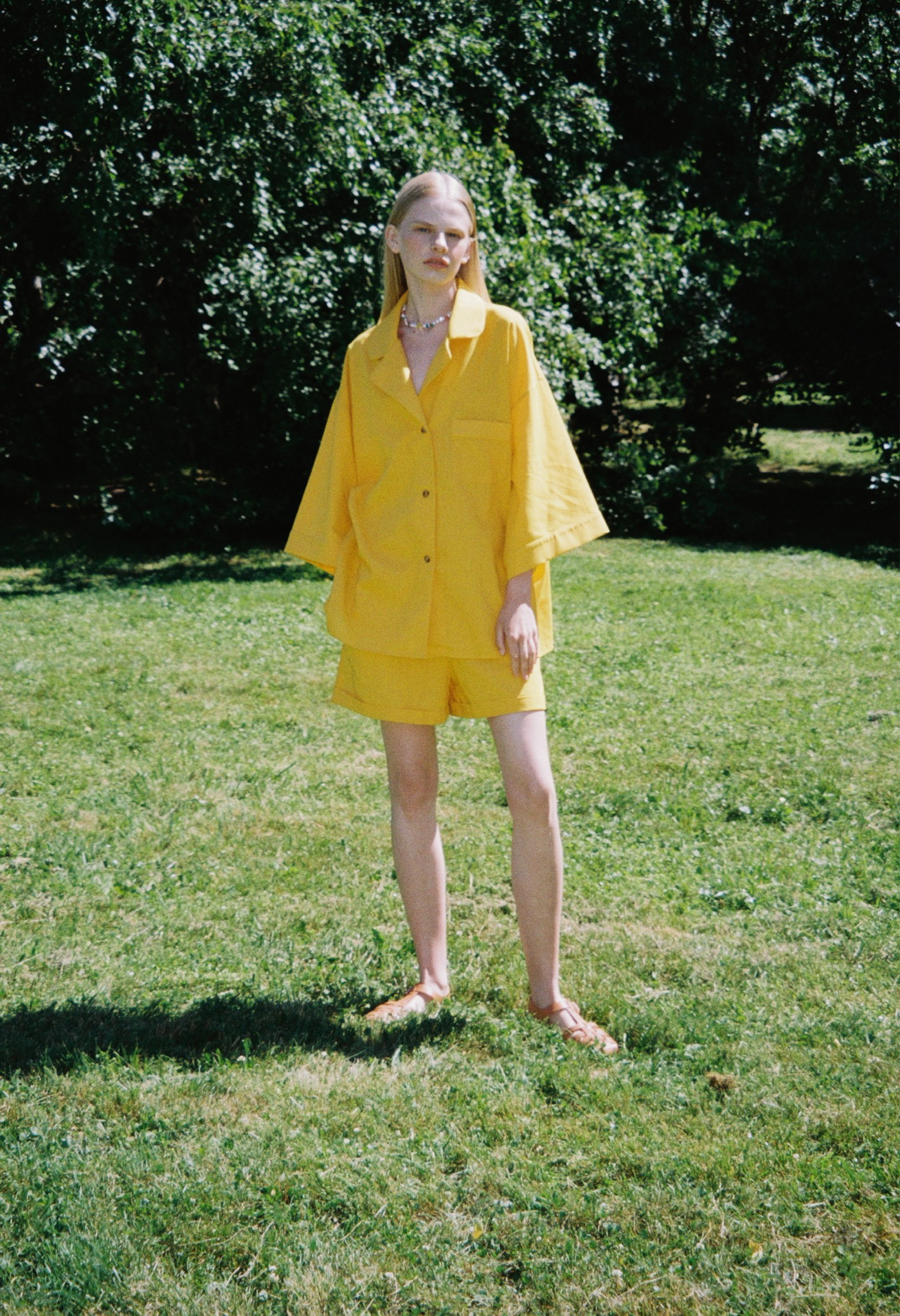 Summer linen suit