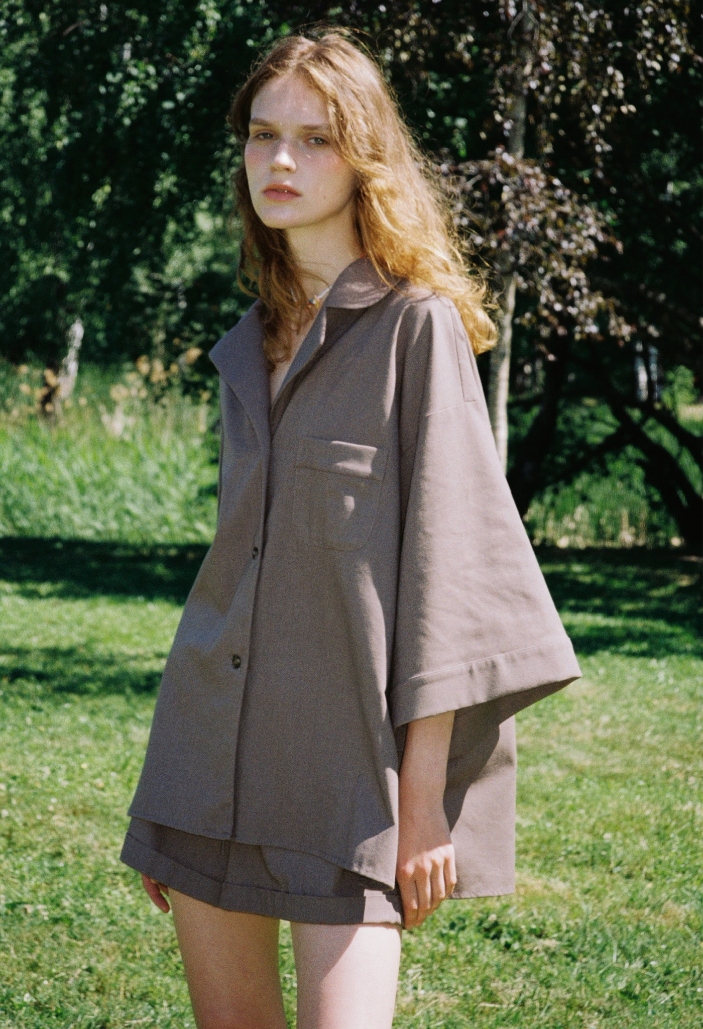 Summer linen suit