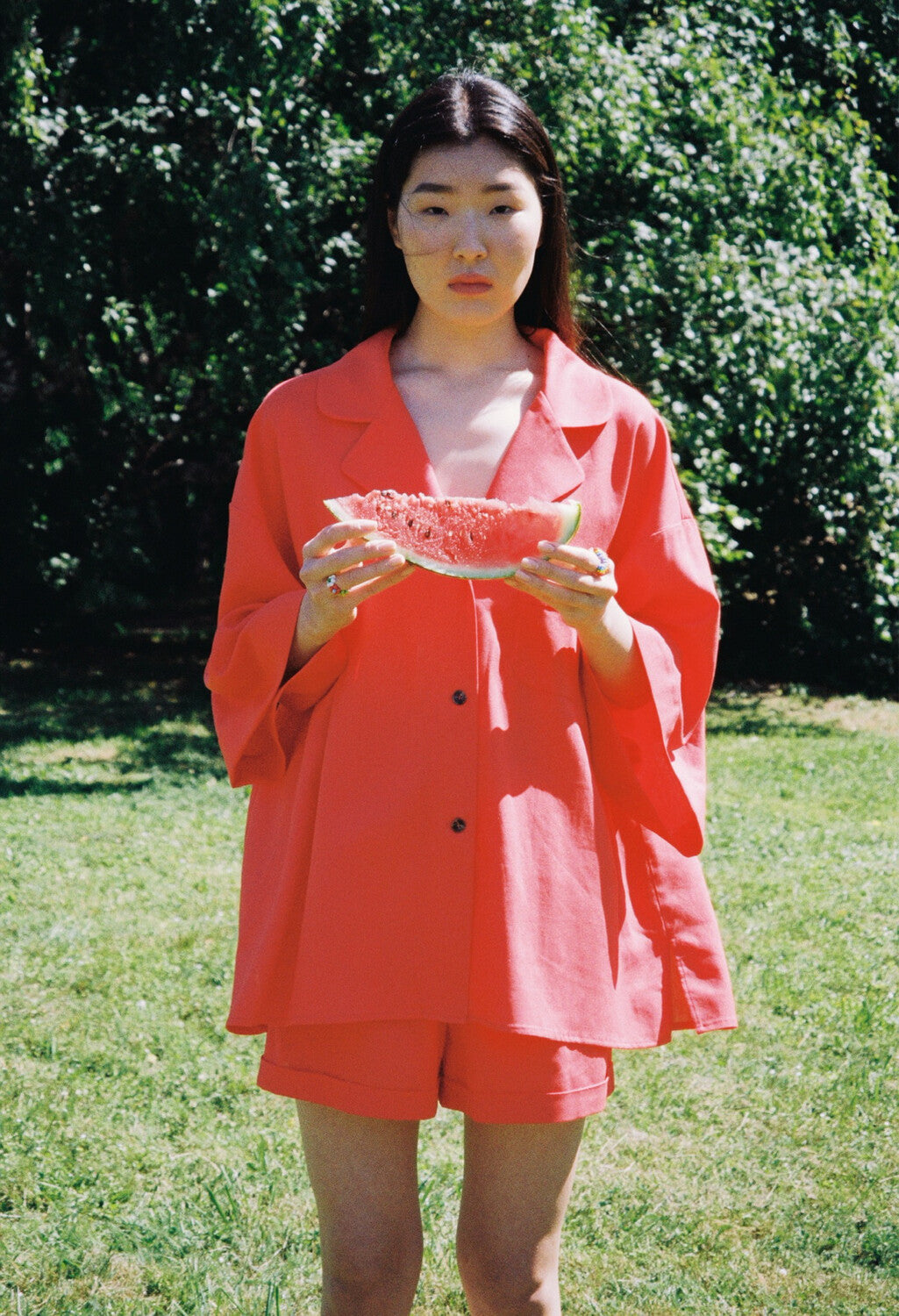 Summer linen suit