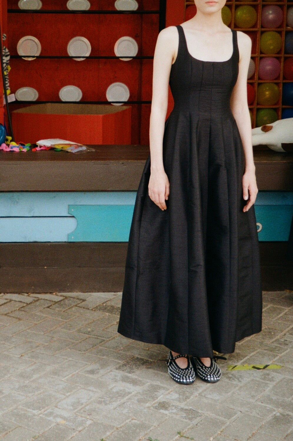 Silhouette midi dress