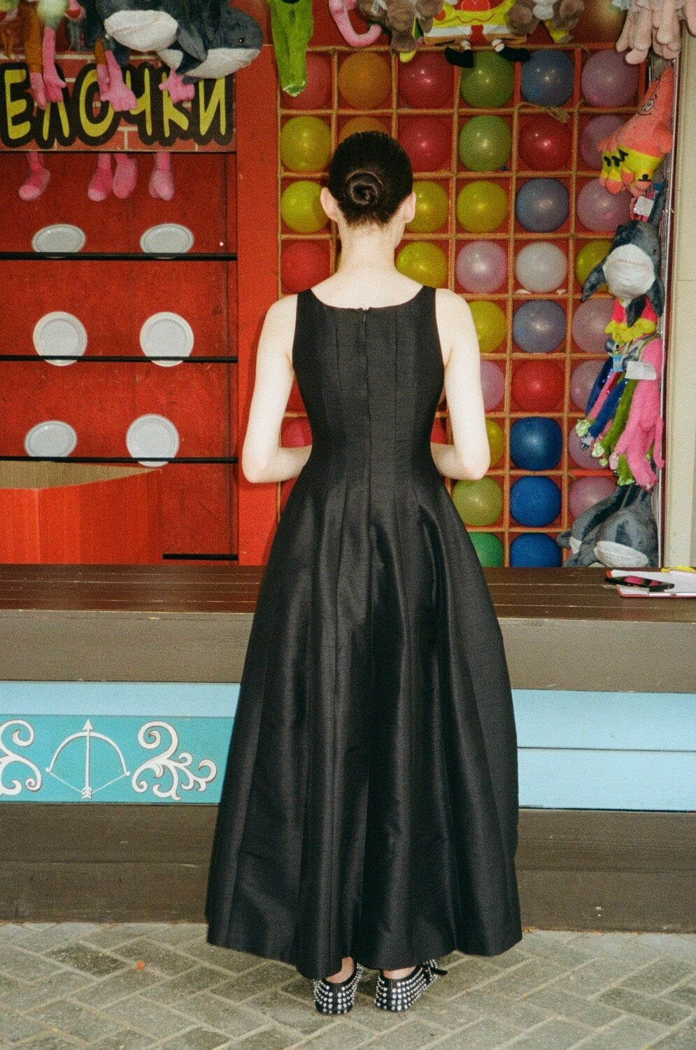 Silhouette midi dress